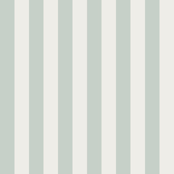 Mint Green and Ivory Stripes