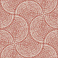 Brick Red Abstract Petal Dashes tapet