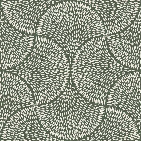 Olive Green Abstract Seed Dashes