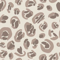 Warm Leopard Print in Mocha Mousse and Cream tapet