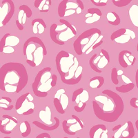 Girly Leopard Print Bubblegum Pink and Cream tapet