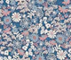 Denim Blue Wildflowers and Bees