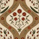Arabesque in Red & Olive