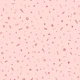 Blush pink red doodle squiggles