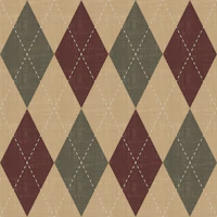 Argyle Harlequin Rich Warm Tones wallpaper