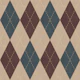Argyle Harlequin Crisp Cool Tone