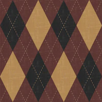 Argyle Harlequin Diamond Dark Moody Mix wallpaper