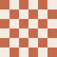 Terracotta Checkered tapete