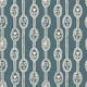 Vintage botanical stripe on blue small