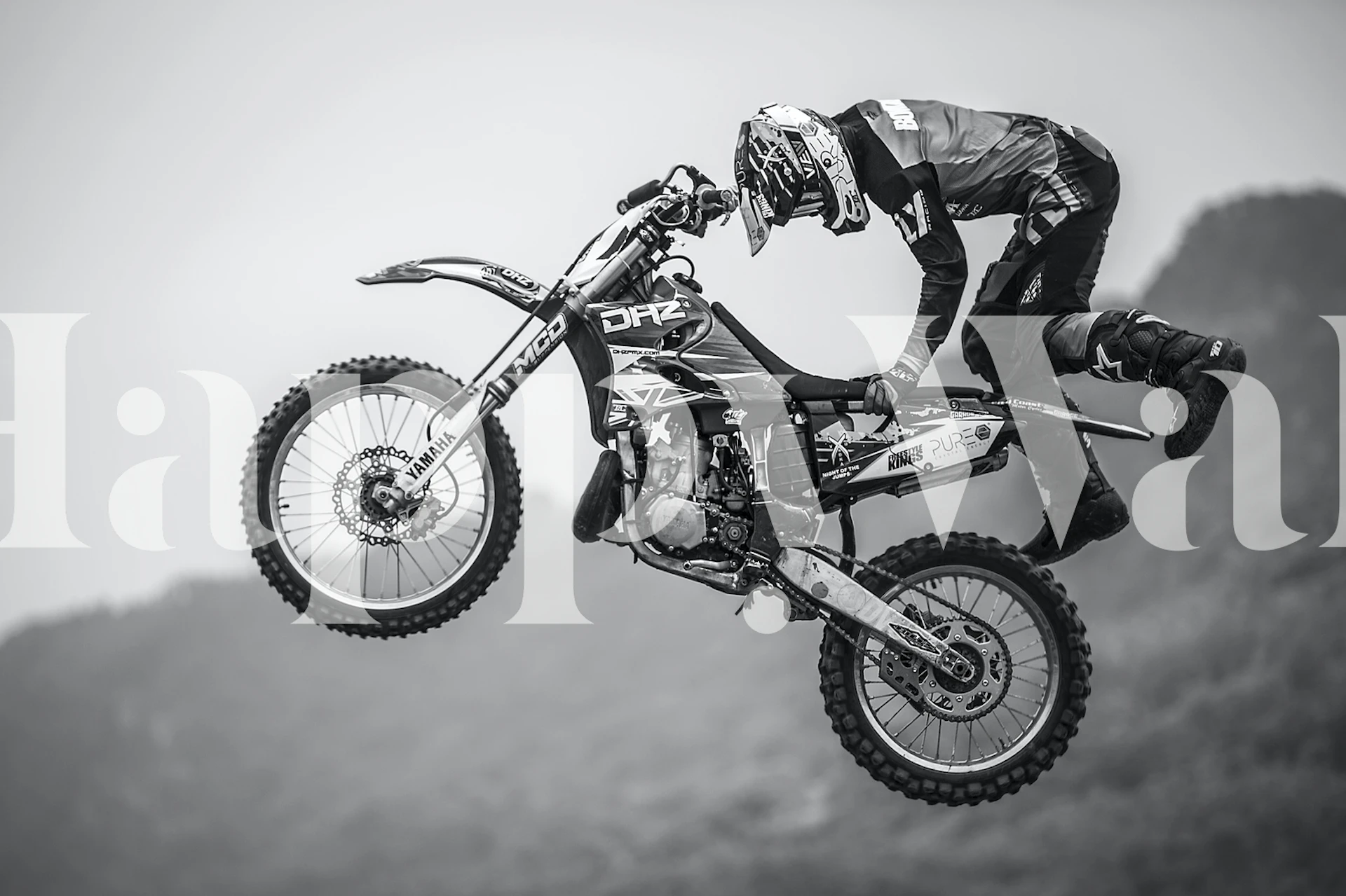 Dynamischer Hintergrund mit Extremsport-Action