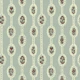 Cream botanical stripes on sage green small
