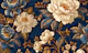Navy Blue Peony Flowers