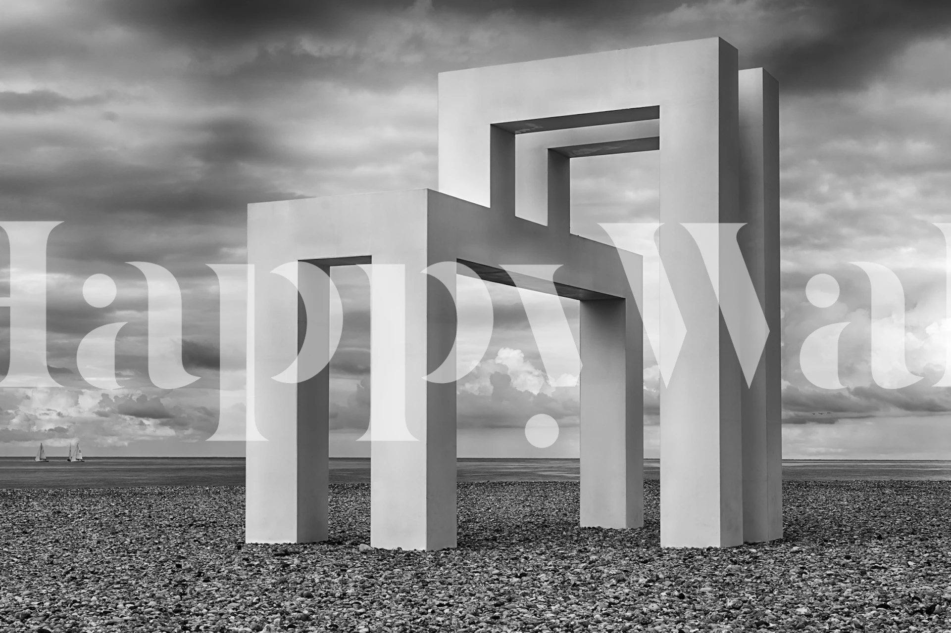 Moderne tapetdesign i et rum