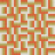 Retro Gradient Checkers Textured Red Olive