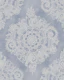 Dusty Blue Botanical Mandala Linework