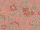 Vintage Peony Flowers Clay Pink Terracotta