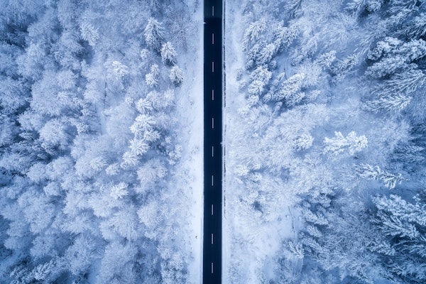 A Frosty Road