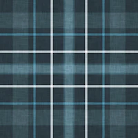 Textured Country Plaid - Dark Denim Blue behang
