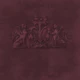 Antique Sphinx Ornament - Burgundy Red