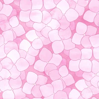 Allover Hydrangea Petals in Pastel Pink tapet