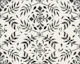Dark Academia charcoal and cream Floral