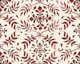 bold cherry Red ivory Pink Botanical Damask