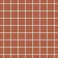 Minimal Squares - Terracotta and Cream tapeet