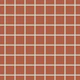 Minimal Squares - Terracotta and Cream