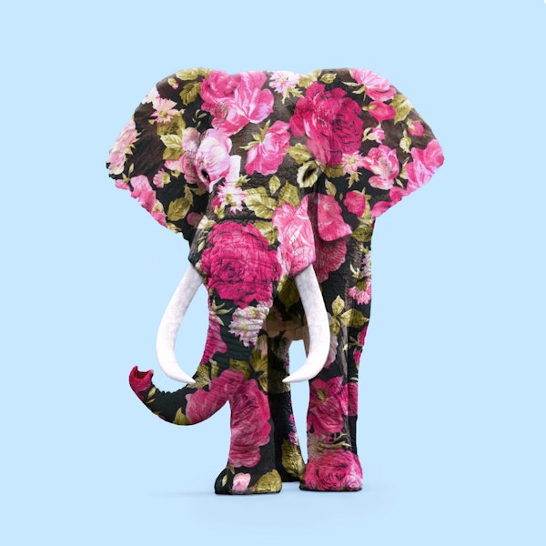 FLORAL ELEPHANT
