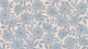 Textured Rose Floral Print in Muted Blue