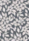 Simple Monochrome Blossoms on Charcoal Grey