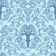 Powder blue cute woodland nursery animals