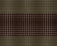 Mid-Century Grid Paneling – Brown & Olive behang