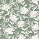 Sage Green Peonies and Leaves
