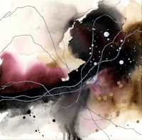Inky Landscape papier peint