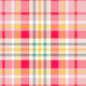 Pink fresh yellow plaid