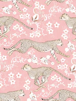Cheetah Chintz - cotton candy pink - medium tapete