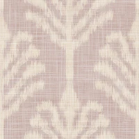 Abstract Ikat leaf stripe woven texture pink tapety