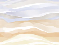 Powder blue soft wavy stripes tapet