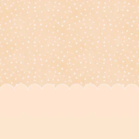 Warm Neutral Nursery Dots and Scallops tapet