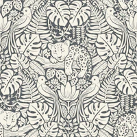 Catnap Leopard Arts and Craft Tarragon tapet