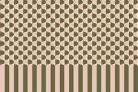 Playful Geometric Dots – Olive & Pink tapete