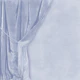 Velvet Drapery with Tie - Misty Blue