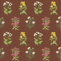 Burgundy Stripes Wildflower Bouquets tapety