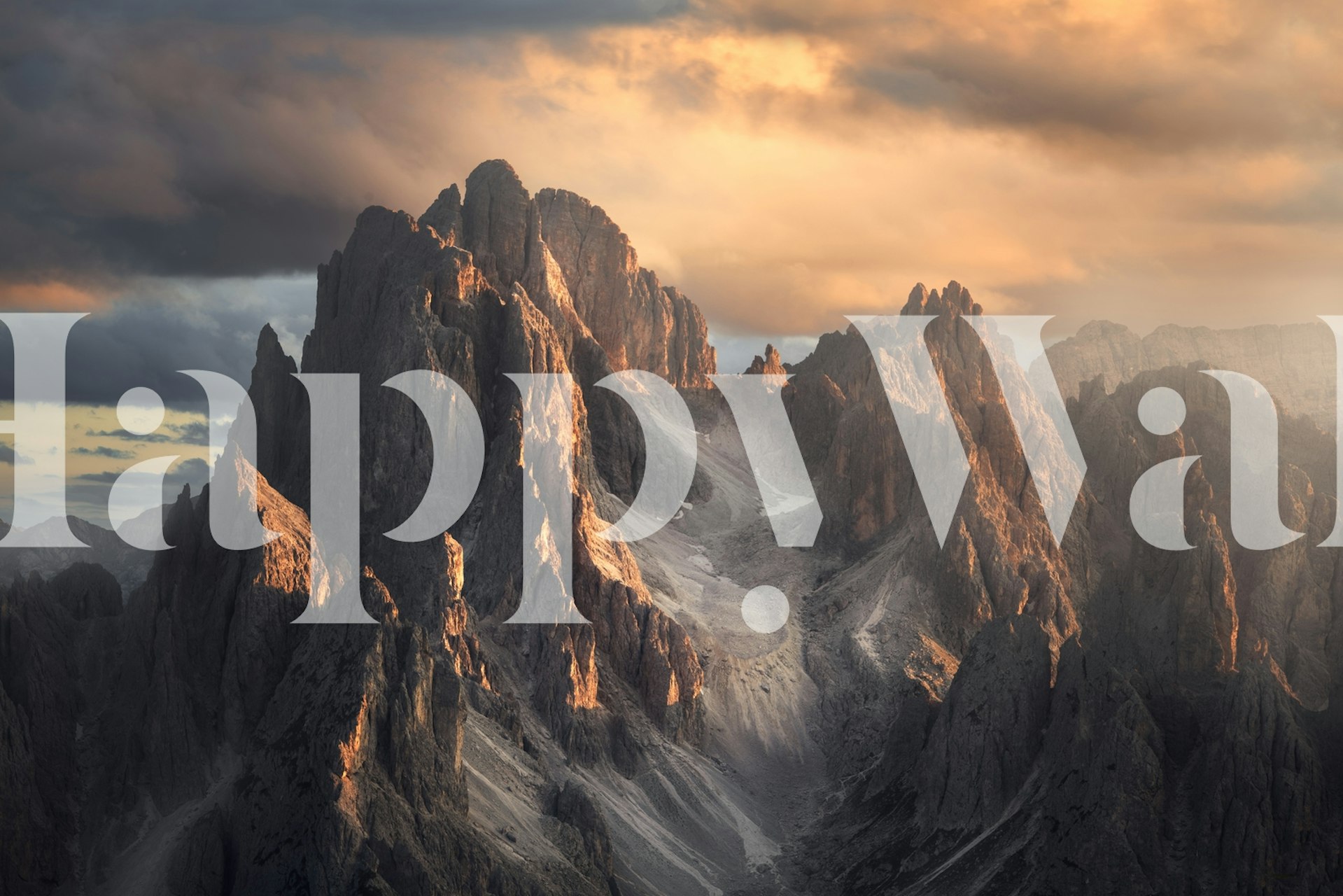 Light on the Path wallpaper in a room