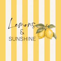 Sunshine Yellow Stripes with Lemons tapetit