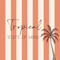 Terracotta Beach Palm Quote Art tapetit