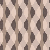 Douple Waves - Chocolate Cream Fine Textured wallpaper