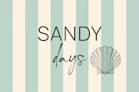 Seafoam Green Stripes Sandy Days tapet