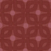 Woven Trellis - Burgundy Plum Retro Geometric behang